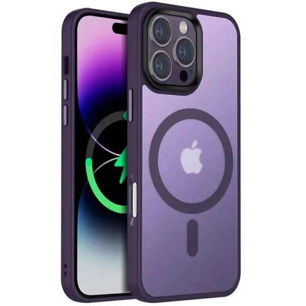 Чохол Ummi Colorful with Magnetic Fit для Apple iPhone 16 Pro (6.3") — Темно-фіолетовий