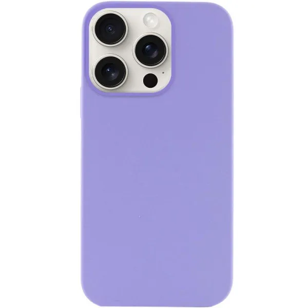 Чохол Silk (AA) NO LOGO with Magnetic Fit для Apple iPhone 16 Pro (6.3") — Бузковий — фото 1