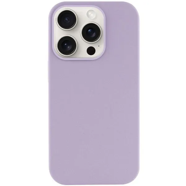 Чохол Silk (AA) NO LOGO with Magnetic Fit для Apple iPhone 16 Pro (6.3") — Бузковий — фото 4
