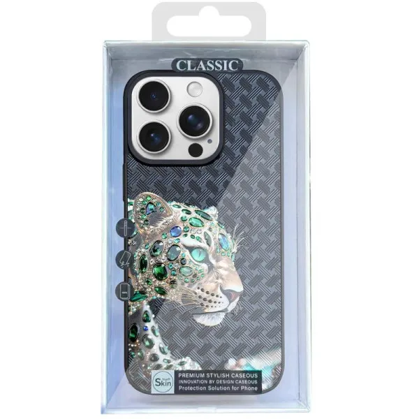 Чохол TPU+PC Crystal Hunt with Magnetic Fit для Apple iPhone 16 Pro (6.3") — Чорний — фото 5