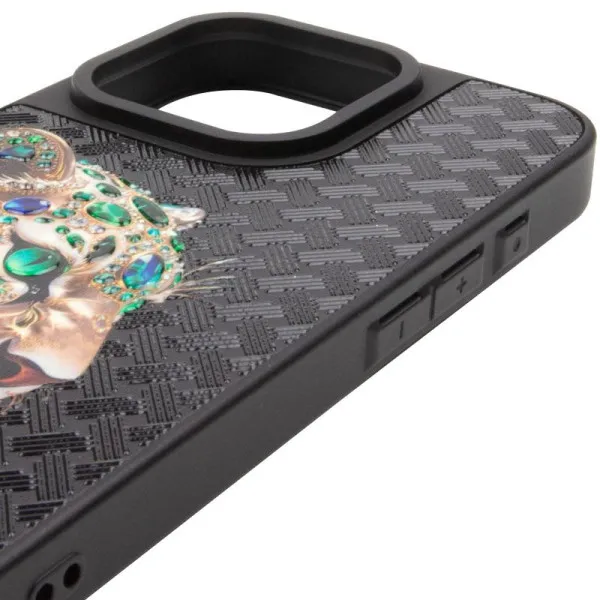 Чохол TPU+PC Crystal Hunt with Magnetic Fit для Apple iPhone 16 Pro (6.3") — Чорний — фото 1