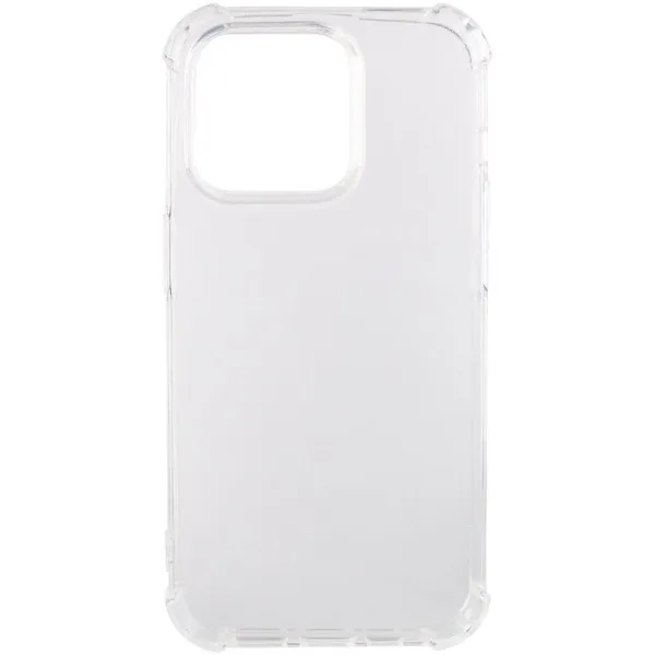 TPU чехол GETMAN Ease logo усиленные углы для Apple iPhone 16 Pro (6.3") — Прозрачный — фото 1