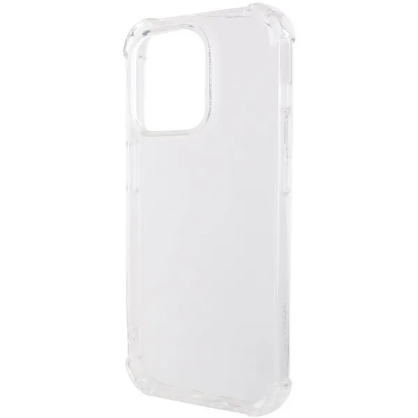TPU чехол GETMAN Ease logo усиленные углы для Apple iPhone 16 Pro (6.3") — Прозрачный — фото 2