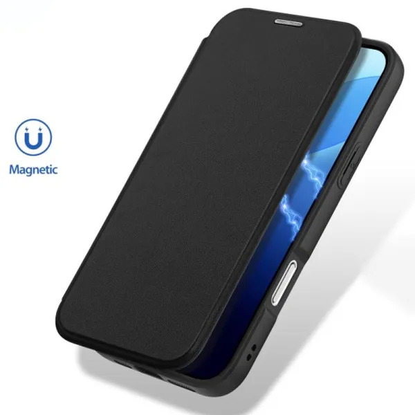 Чохол-книжка Dux Ducis Skin X Pro with MagSafe для Apple iPhone 16 Pro (6.3") — Чорний — фото 2 Чохол-книжка Dux Ducis Skin X Pro with MagSafe для Apple iPhone 16 Pro (6.3") — Чорний — фото 2