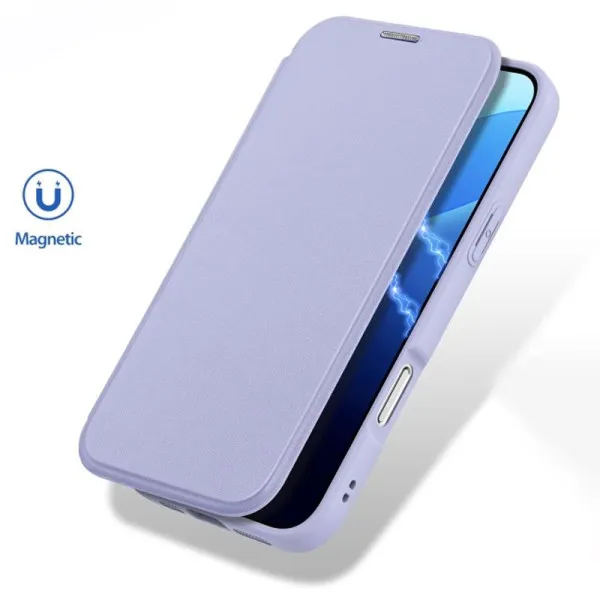 Чохол-книжка Dux Ducis Skin X Pro with MagSafe для Apple iPhone 16 Pro (6.3") — Фіолетовий — фото 2 Чохол-книжка Dux Ducis Skin X Pro with MagSafe для Apple iPhone 16 Pro (6.3") — Фіолетовий — фото 2