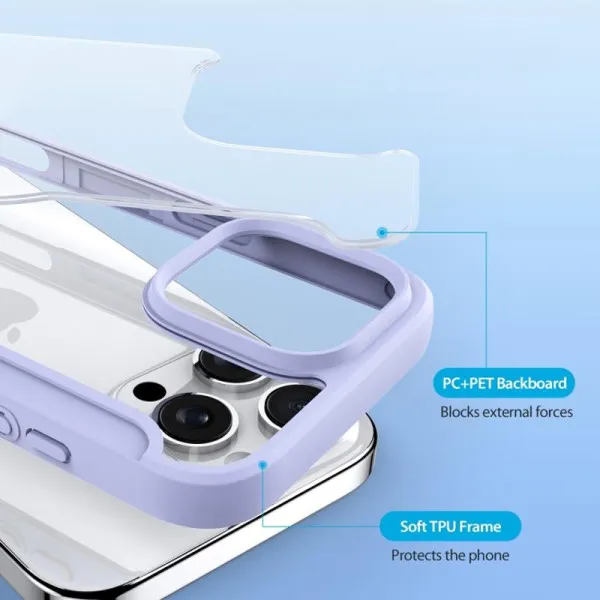 Чохол-книжка Dux Ducis Skin X Pro with MagSafe для Apple iPhone 16 Pro (6.3") — Фіолетовий — фото 4 Чохол-книжка Dux Ducis Skin X Pro with MagSafe для Apple iPhone 16 Pro (6.3") — Фіолетовий — фото 4