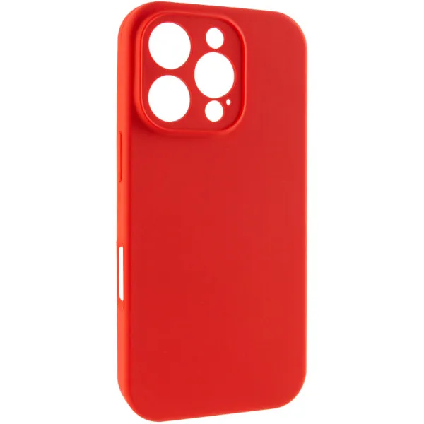 Чохол Silk Full Camera Protective (AA) NO LOGO для Apple iPhone 16 Pro (6.3") — Червоний — фото 1