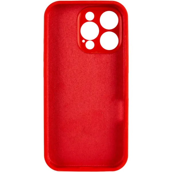 Чохол Silk Full Camera Protective (AA) NO LOGO для Apple iPhone 16 Pro (6.3") — Червоний — фото 3