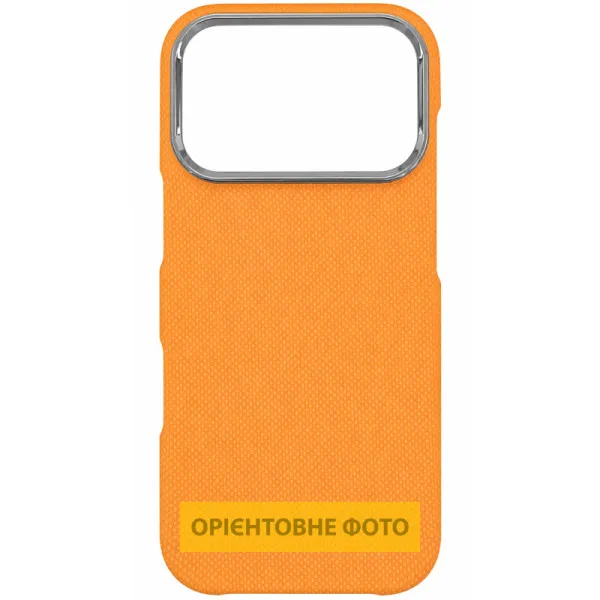 Чохол PC Carbon Protection Slim with Magnetic Fit для Apple iPhone 16 Pro (6.3") — Помаранчевий Чохол PC Carbon Protection Slim with Magnetic Fit для Apple iPhone 16 Pro (6.3") — Помаранчевий