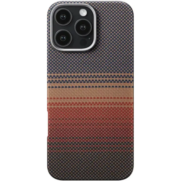 Чохол PC Carbon Protection Slim with Magnetic Fit для Apple iPhone 16 Pro (6.3") — Червоний — фото 2 Чохол PC Carbon Protection Slim with Magnetic Fit для Apple iPhone 16 Pro (6.3") — Червоний — фото 2