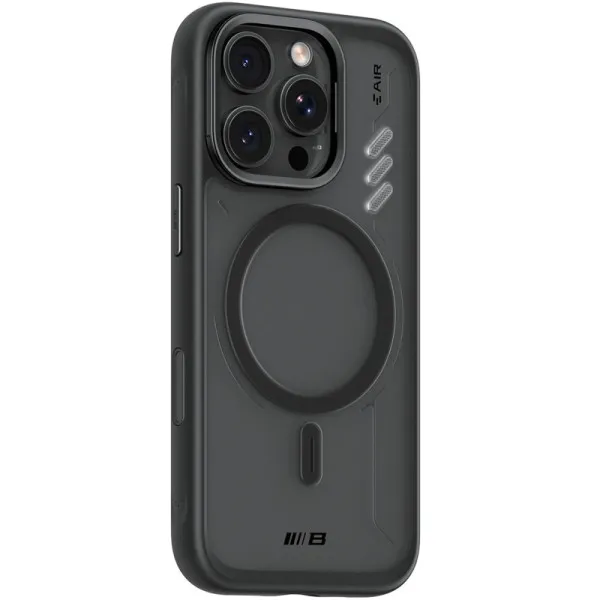 TPU+PC чохол Blueo Frosted Heat Dissip. with MagSafe для Apple iPhone 16 Pro (6.3") — Чорний — фото 1