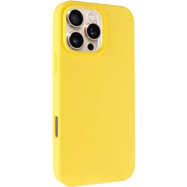 Чохол Silk Full Protective (AA) NO LOGO для Apple iPhone 16 Pro (6.3") — Жовтий — фото 1