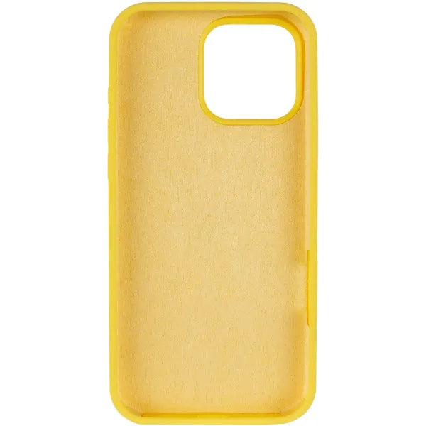 Чохол Silk Full Protective (AA) NO LOGO для Apple iPhone 16 Pro (6.3") — Жовтий — фото 3