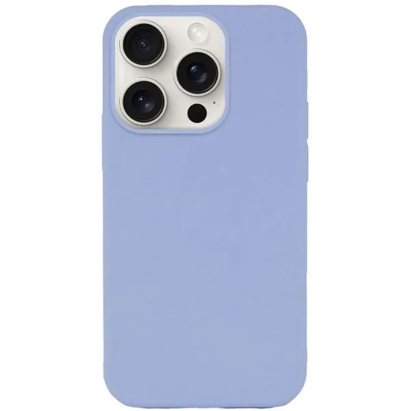 Чохол Silk (AA) NO LOGO with Magnetic Fit для Apple iPhone 16 Pro (6.3") — Блакитний
