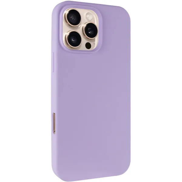 Чохол Silk Full Protective (AA) NO LOGO для Apple iPhone 16 Pro (6.3") — Бузковий — фото 1 Чохол Silk Full Protective (AA) NO LOGO для Apple iPhone 16 Pro (6.3") — Бузковий — фото 1