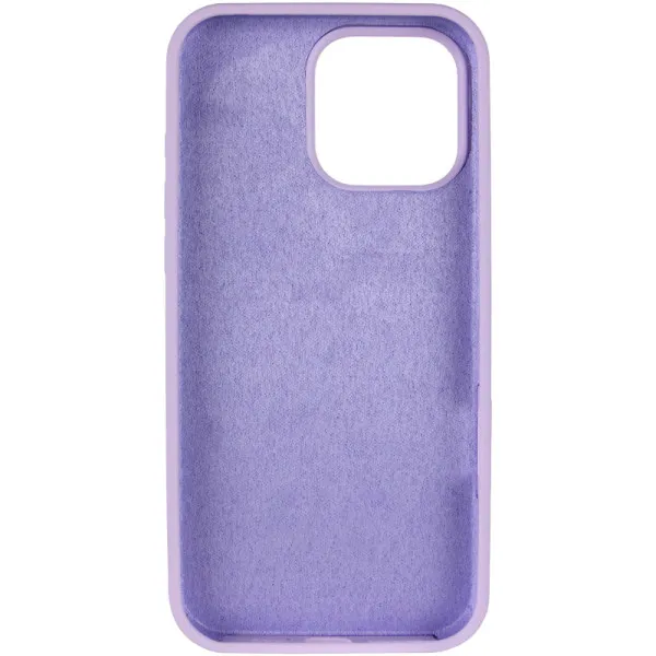 Чохол Silk Full Protective (AA) NO LOGO для Apple iPhone 16 Pro (6.3") — Бузковий — фото 3 Чохол Silk Full Protective (AA) NO LOGO для Apple iPhone 16 Pro (6.3") — Бузковий — фото 3
