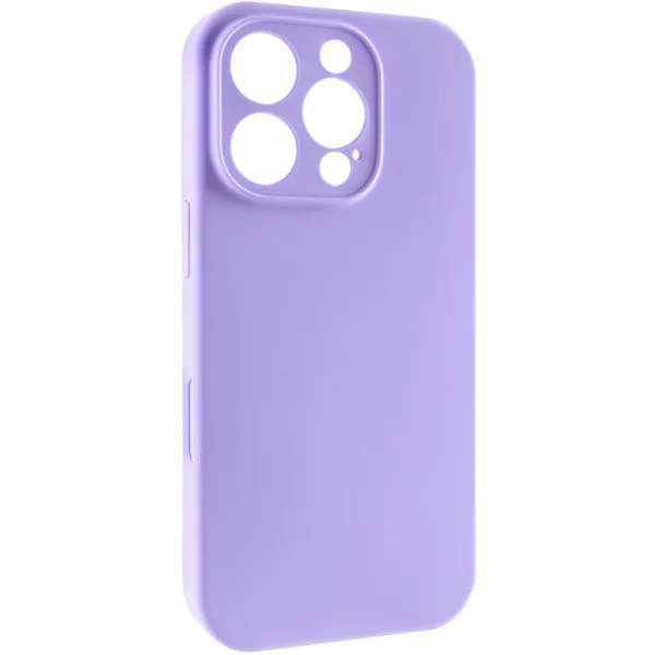 Чохол Silk Full Camera Protective (AA) NO LOGO для Apple iPhone 16 Pro (6.3") — Бузковий — фото 1