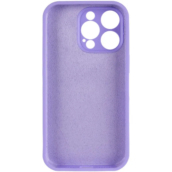 Чохол Silk Full Camera Protective (AA) NO LOGO для Apple iPhone 16 Pro (6.3") — Бузковий — фото 3