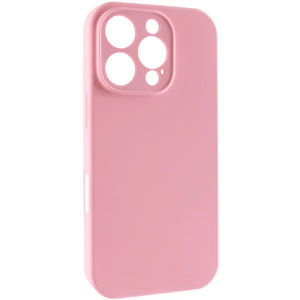 Чохол Silk Full Camera Protective (AA) NO LOGO для Apple iPhone 16 Pro (6.3") — Рожевий — фото 1