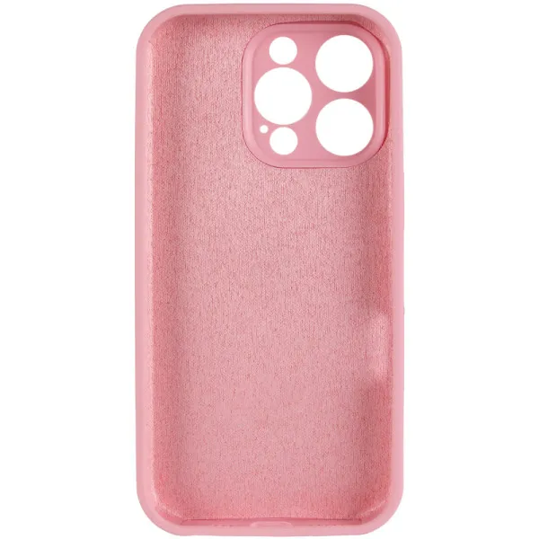 Чохол Silk Full Camera Protective (AA) NO LOGO для Apple iPhone 16 Pro (6.3") — Рожевий — фото 3
