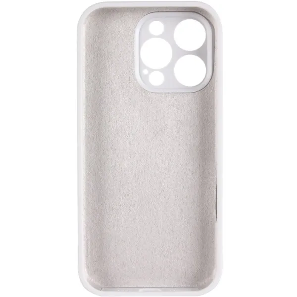 Чохол Silk Full Camera Protective (AA) NO LOGO для Apple iPhone 16 Pro (6.3") — Білий — фото 3