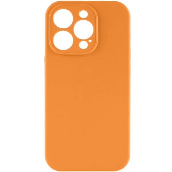 Чохол Silk Full Camera Protective (AA) NO LOGO для Apple iPhone 16 Pro (6.3") — Помаранчевий Чохол Silk Full Camera Protective (AA) NO LOGO для Apple iPhone 16 Pro (6.3") — Помаранчевий