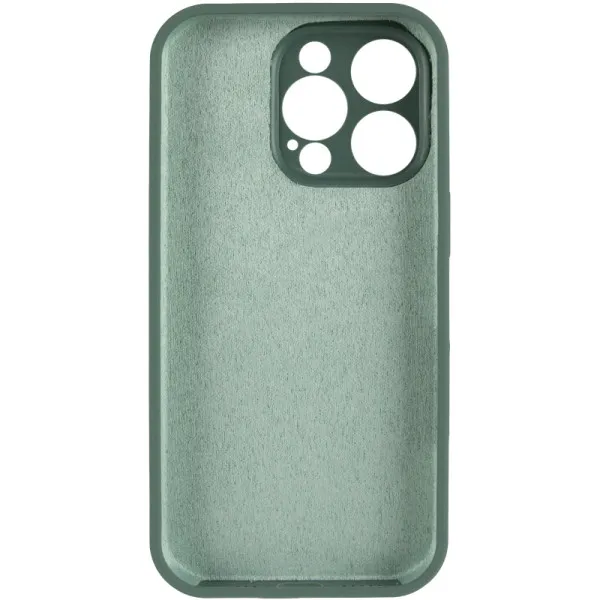Чохол Silk Full Camera Protective (AA) NO LOGO для Apple iPhone 16 Pro (6.3") — Зелений — фото 2
