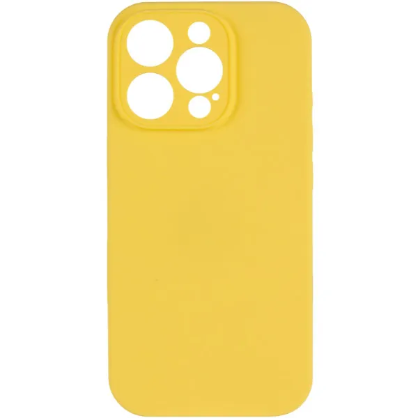 Чохол Silk Full Camera Protective (AA) NO LOGO для Apple iPhone 16 Pro (6.3") — Жовтий — фото 2