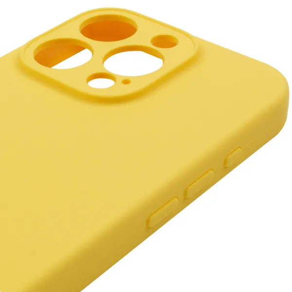 Чохол Silk Full Camera Protective (AA) NO LOGO для Apple iPhone 16 Pro (6.3") — Жовтий — фото 4