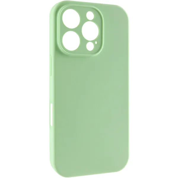 Чехол Silk Full Camera Protective (AA) NO LOGO для Apple iPhone 16 Pro (6.3") — Зеленый — фото 1