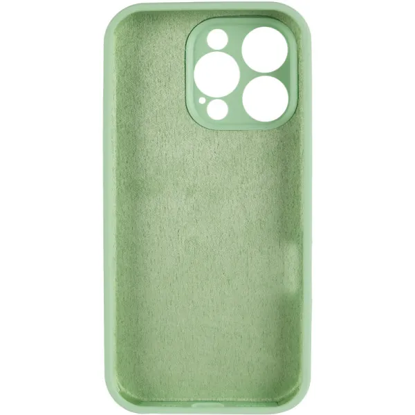 Чехол Silk Full Camera Protective (AA) NO LOGO для Apple iPhone 16 Pro (6.3") — Зеленый — фото 3
