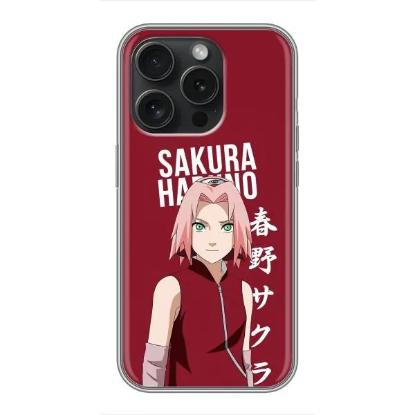 Чехол с принтом «Аниме Сакура» для iPhone 16 Pro