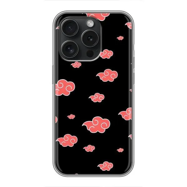 Чехол с принтом «Тучки Аниме» для iPhone 16 Pro