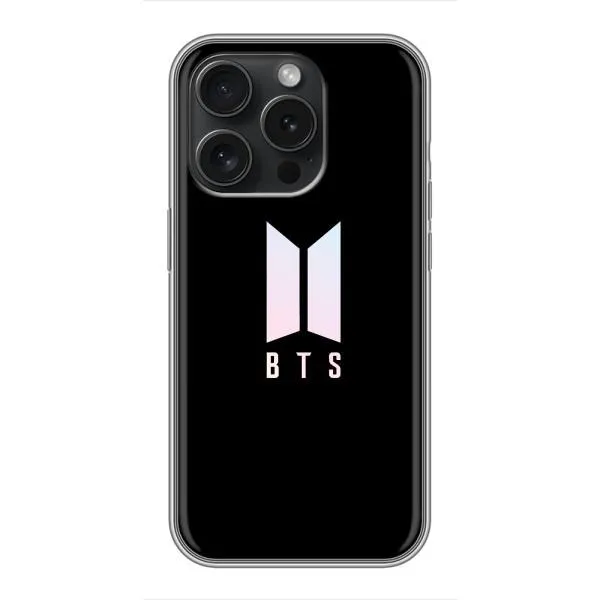 Чехол с принтом «Лого BTS» для iPhone 16 Pro