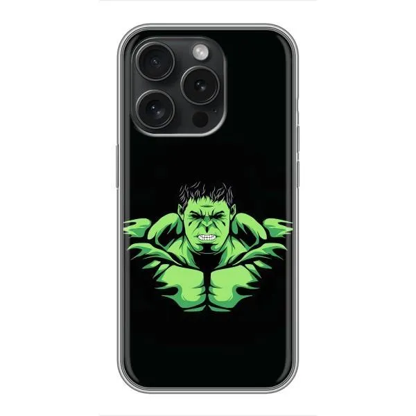 Чехол с принтом «Зелёный Халк» для iPhone 16 Pro