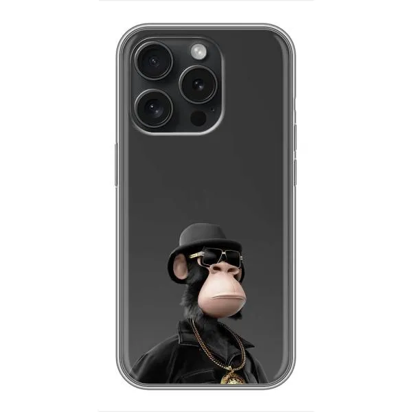 Чехол с принтом «Обезьяна NFT» для iPhone 16 Pro