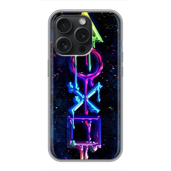 Чехол с принтом «Pleystation лого» для iPhone 16 Pro