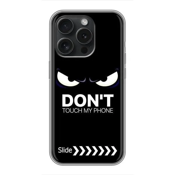 Чехол с принтом «Не трогай телефон» для iPhone 16 Pro