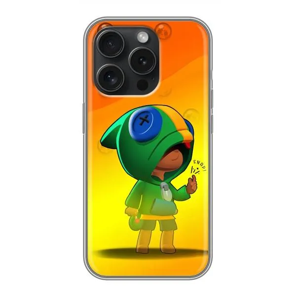 Чехол с принтом «Мальчик Леон» для iPhone 16 Pro