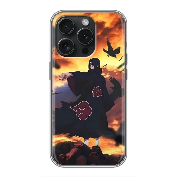 Чехол с принтом «Итачи с воронами» для iPhone 16 Pro