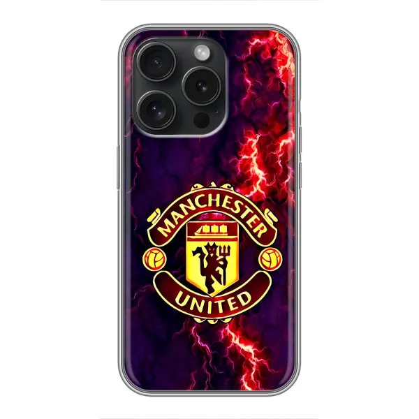 Чохол з принтом «вогняний Манчестер» для iPhone 16 Pro
