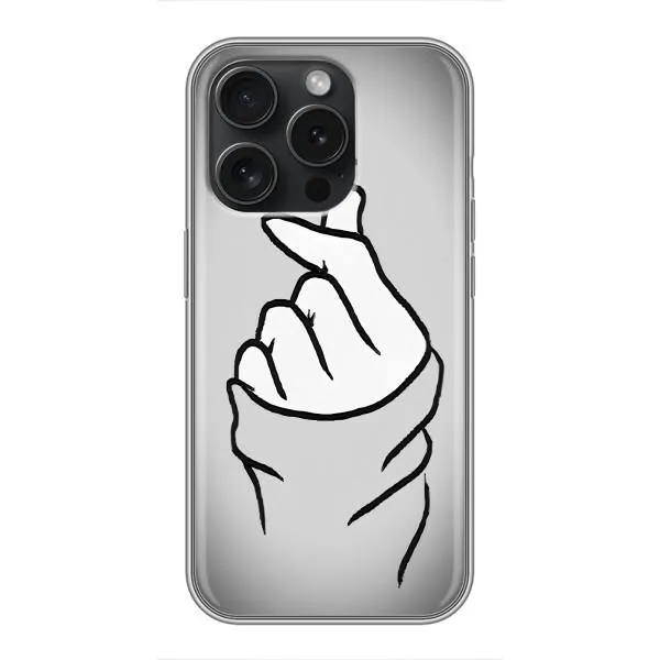 Чехол с принтом «Значок Love» для iPhone 16 Pro