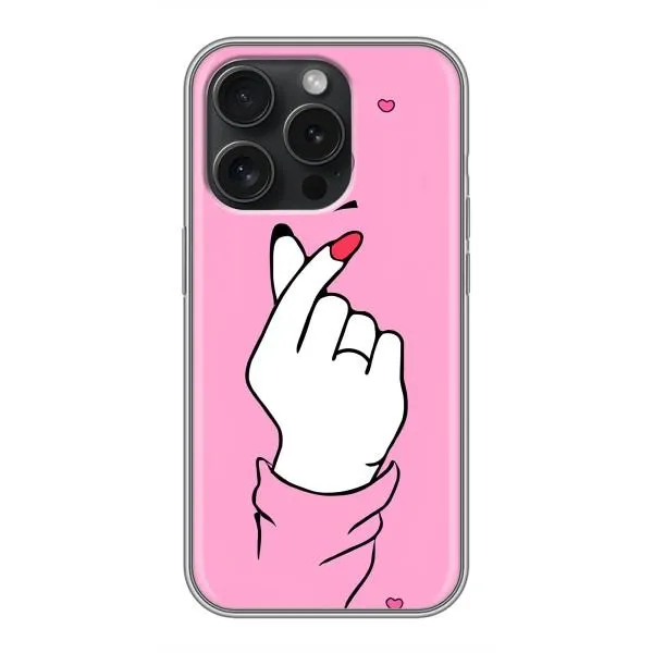 Чехол с принтом «Знак Love» для iPhone 16 Pro