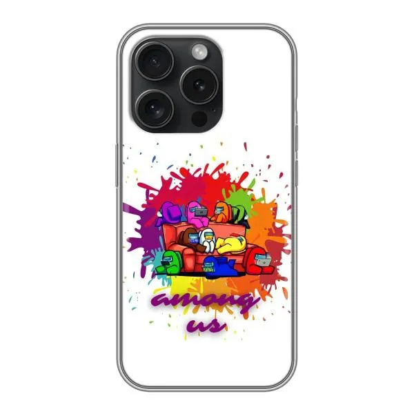 Чехол с принтом «Яркий АмонгАс» для iPhone 16 Pro