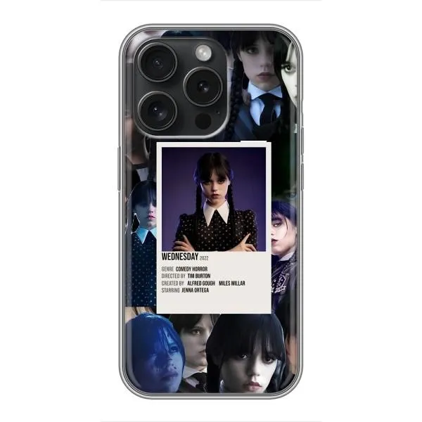 Чохол з принтом «колаж Венздей» для iPhone 16 Pro