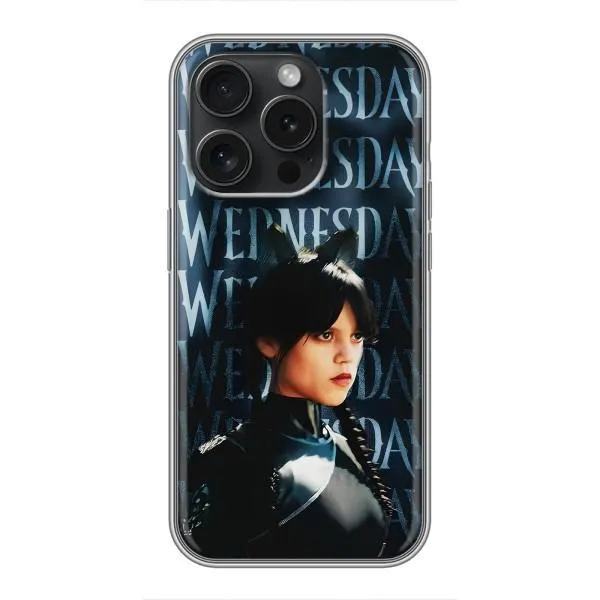 Чохол з принтом «Венздей кішка» для iPhone 16 Pro