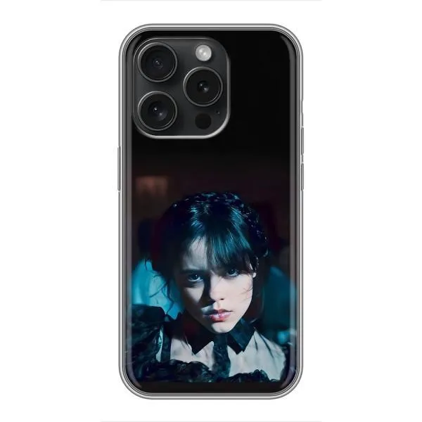 Чохол з принтом «погляд Венздей» для iPhone 16 Pro