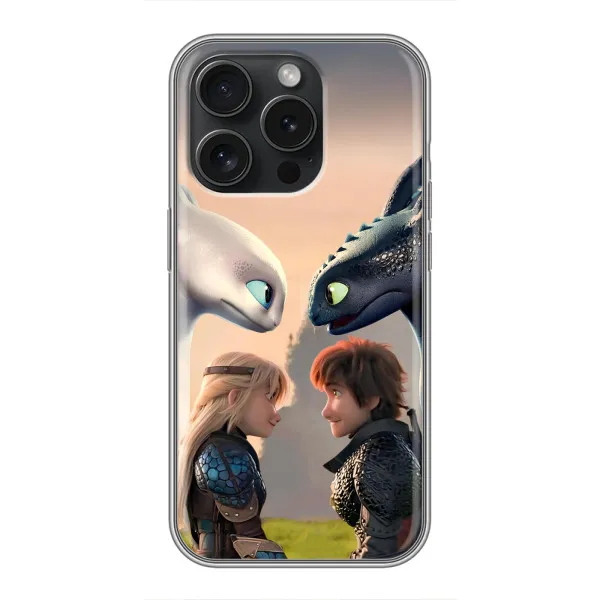 Чохол з принтом «Гикавка і Астрід» для iPhone 16 Pro Чохол з принтом «Гикавка і Астрід» для iPhone 16 Pro