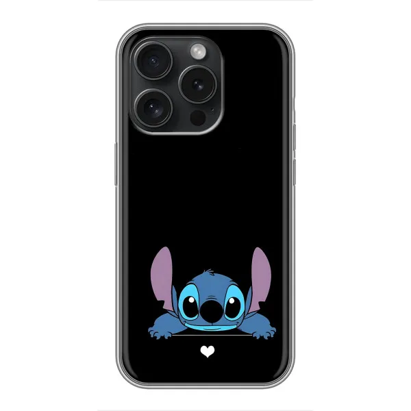 Чохол з принтом «Стіч на чорному» для iPhone 16 Pro Чохол з принтом «Стіч на чорному» для iPhone 16 Pro