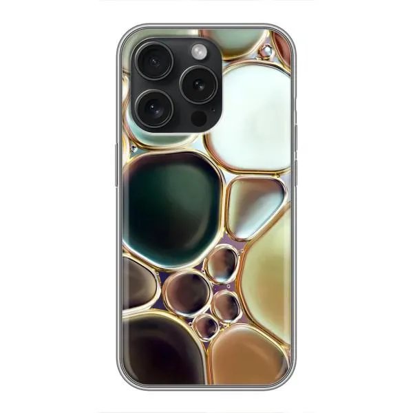 Чохол з принтом «Радужний Мрамор» для iPhone 16 Pro